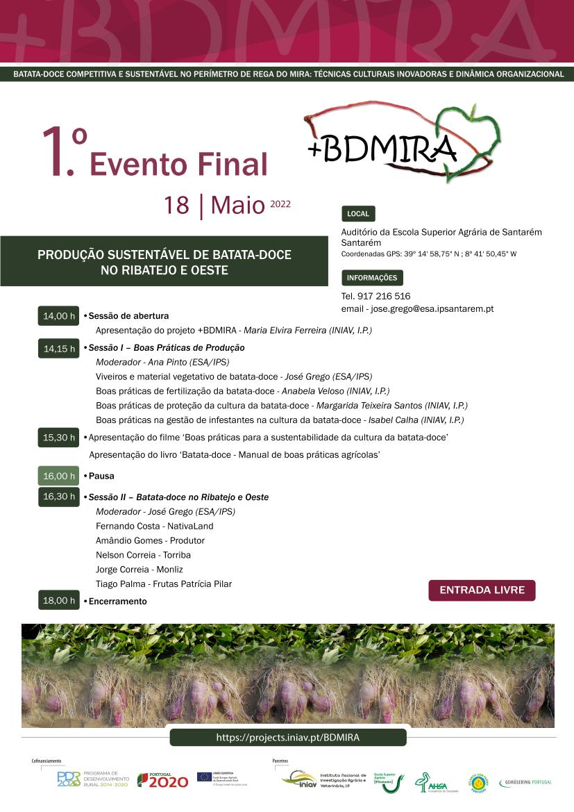 1 Evento Final do projeto BDMIRA