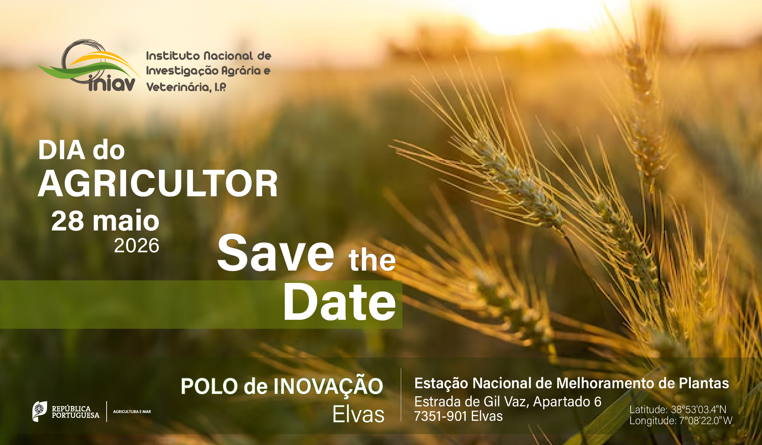 Dia do Agricultor 2026 - SAVE THE DATE