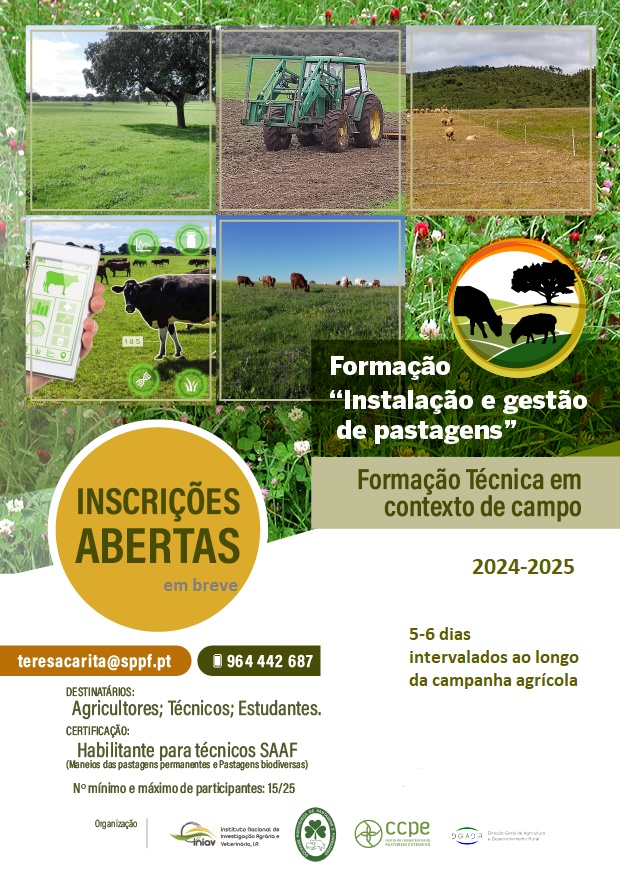 Formação Instalação e gestão de pastagens 2024 2025