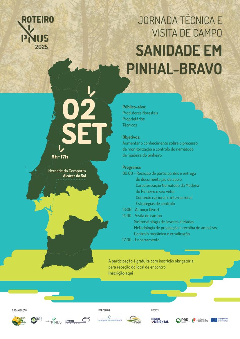 JORNADA TÉCNICA + VISITA DE CAMPO 2/09 SANIDADE EM PINHAL BRAVO