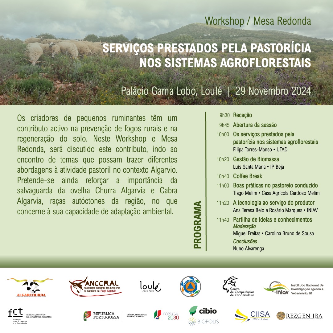 Workshop/Mesa Redonda "Serviços Prestados pela Pastorícia nos Sistemas Agroflorestais"