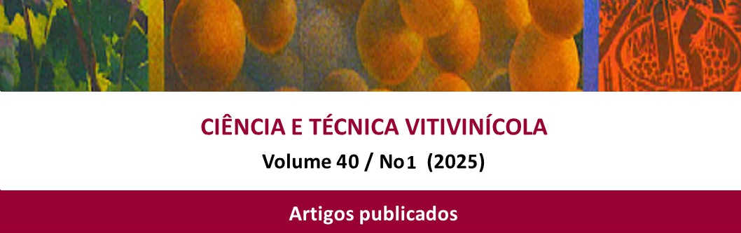 Ciência e Técnica Vitivinícola | Volume 40 / Nº1 (2025) | Artigos publicados Ciência e Técnica Vitivinícola | Volume 40 / Nº1 (2025) | Artigos publicados