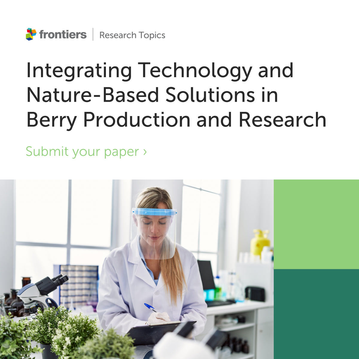 Frontiers Special Issue -  Integrating Technology and Nature-Based Solutions in Berry Production and Research