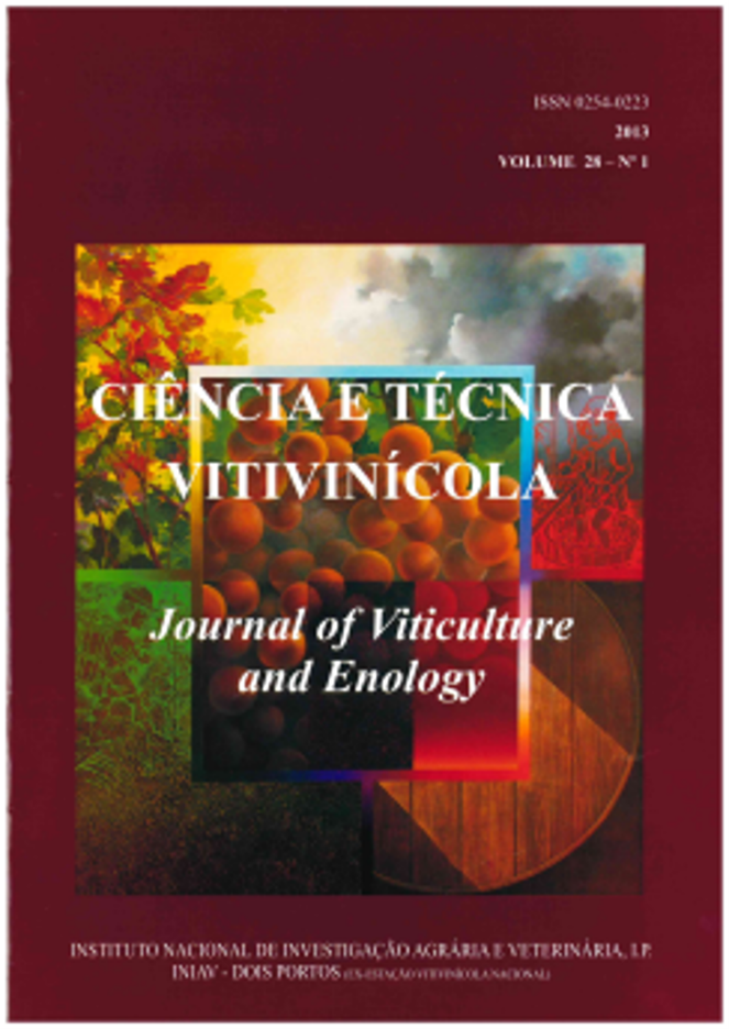 Revista CIÊNCIA E TÉCNICA VITIVINÍCOLA/JOURNAL OF VITICULTURE AND ENOLOGY - Fator de Impacto (Journal Citation Reports/Clarivate Analytics® 2026): ↗ 1,4