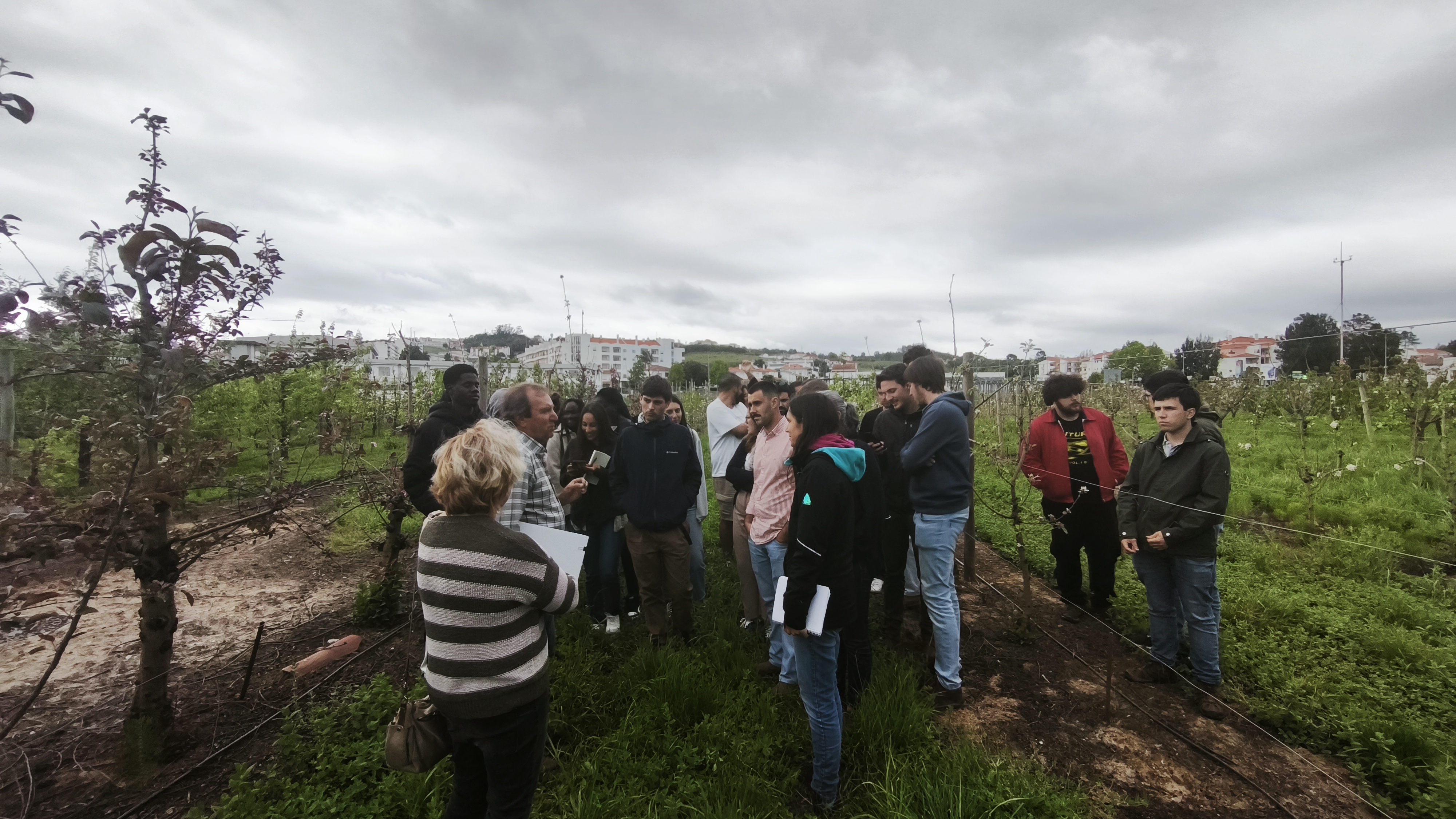 Visita dos estudantes da Escola Superior Agrária de Coimbra ao Pólo de Inovação de Alcobaça