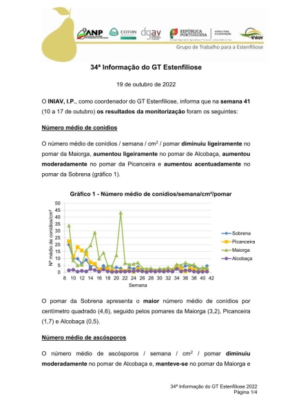 34ª Informação do GT Estenfiliose 2022 Imagem 1