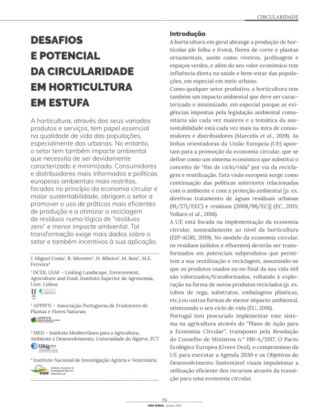 DESAFIOS E POTENCIAL DA CIRCULARIDADE EM HORTICULTURA EM ... Imagem 1