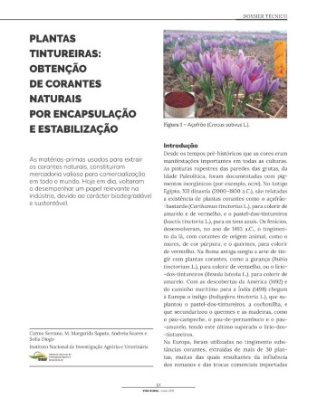 PLANTAS TINTUREIRAS: OBTENÇÃO DE CORANTES NATURAIS POR ... Imagem 1