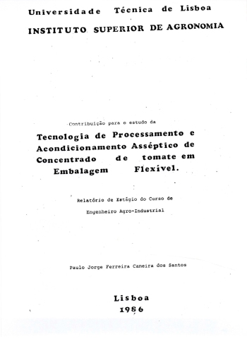 Contribuição para o Estudo da Tecnologia de Processamento e ... Imagem 1