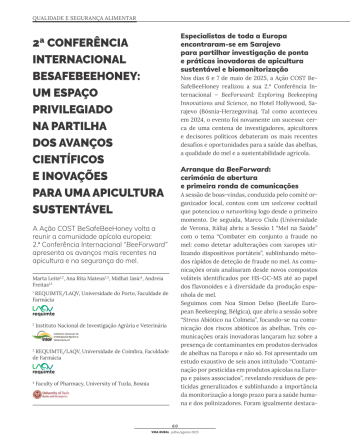 2ª CONFERÊNCIA INTERNACIONAL BESAFEBEEHONEY: UM ESPAÇO ... Imagem 1