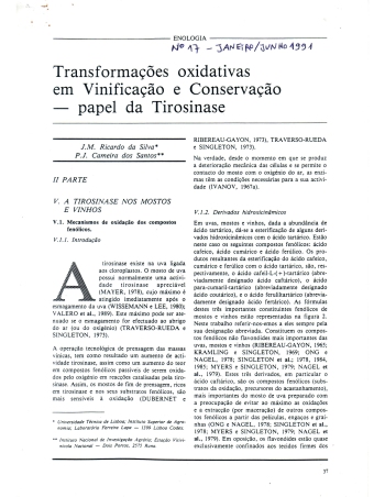 Transformações oxidativas em vinificação e conservação - ... Imagem 1