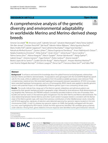 A comprehensive analysis of the genetic diversity and ... Imagem 1