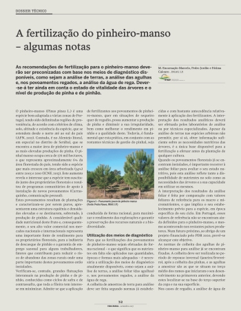 A fertilização do pinheiro-manso – algumas notas Imagem 1