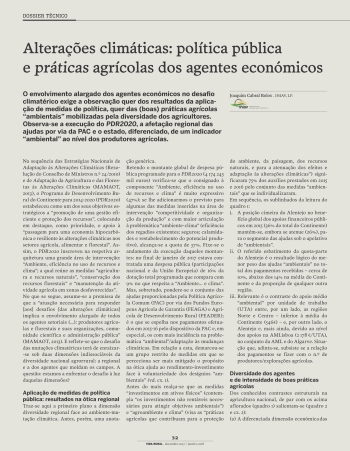 Alterações climáticas: política pública e práticas ... Imagem 1