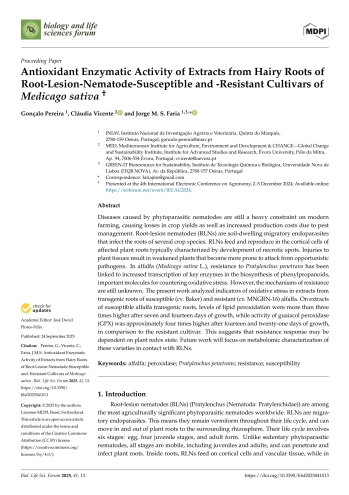 Antioxidant Enzymatic Activity of Extracts from Hairy Roots ... Imagem 1