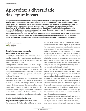 Aproveitar a diversidade das leguminosas Imagem 1