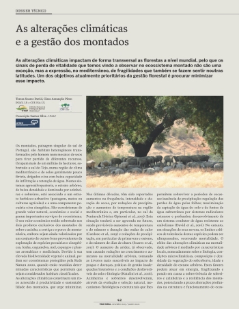 As alterações climáticas e a gestão dos montados Imagem 1