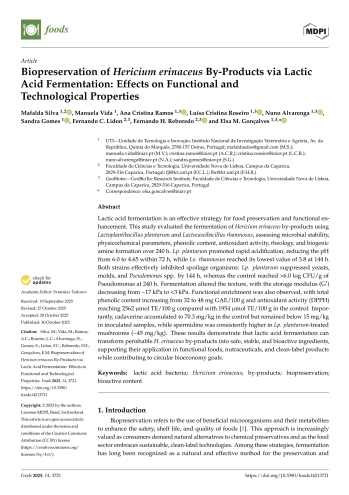 Biopreservation of Hericium erinaceus By-Products via ... Imagem 1
