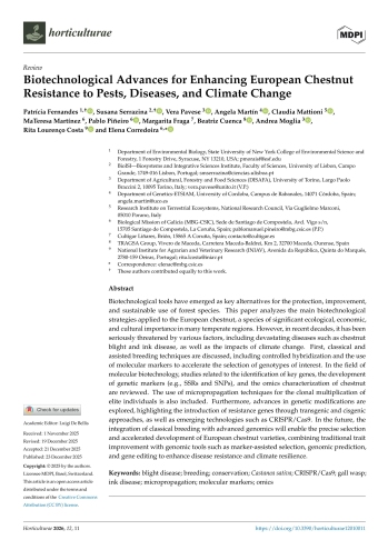 Biotechnological Advances for Enhancing European Chestnut ... Imagem 1