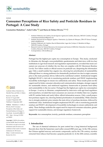 Consumer Perceptions of Rice Safety and Pesticide Residues ... Imagem 1