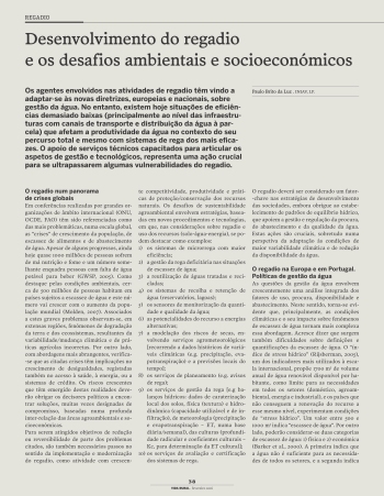 Desenvolvimento do regadio e os desafios ambientais e ... Imagem 1