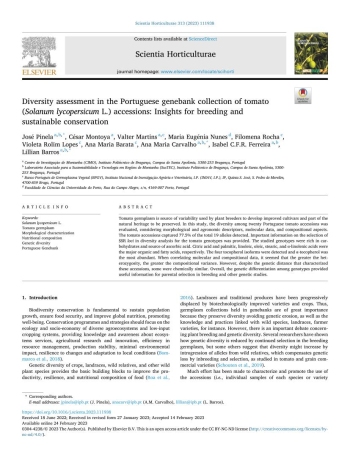 Diversity assessment in the Portuguese genebank collection ... Imagem 1