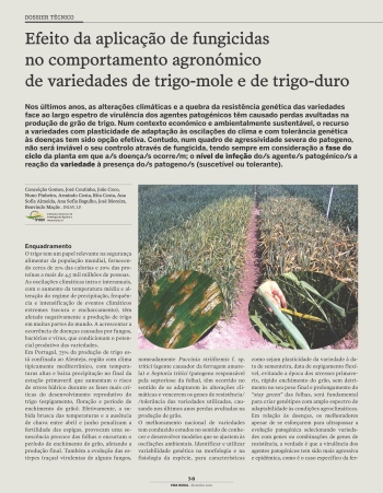 Efeito da aplicação de fungicidas no comportamento ... Imagem 1