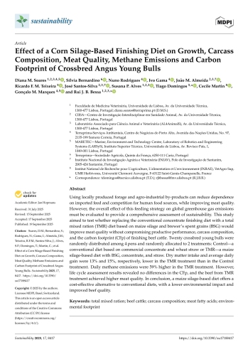 Effect of a Corn Silage-Based Finishing Diet on Growth, ... Imagem 1