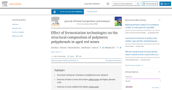 Effect of fermentation technologies on the structural ... Imagem 1