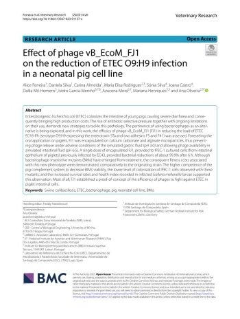 Effect of phage vB_EcoM_FJ1 on the reduction of ETEC O9:H9 ... Imagem 1