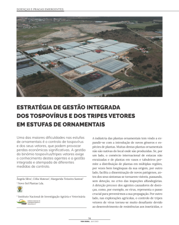 ESTRATÉGIA DE GESTÃO INTEGRADA DOS TOSPOVÍRUS E DOS TRIPES ... Imagem 1