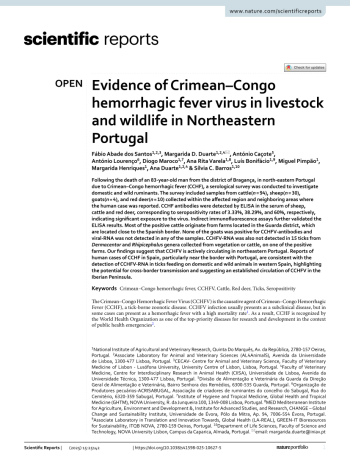 Evidence of Crimean–Congo hemorrhagic fever virus in ... Imagem 1