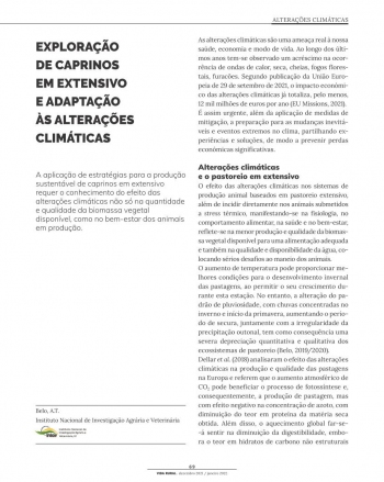 EXPLORAÇÃO DE CAPRINOS EM EXTENSIVO E ADAPTAÇÃO ÀS ... Imagem 1