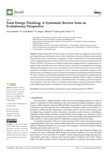 Food Design Thinking: A Systematic Review from an ... Imagem 1