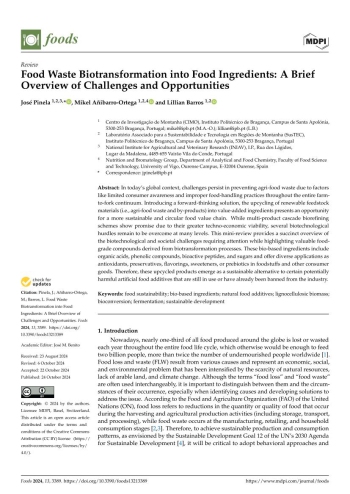 Food Waste Biotransformation into Food Ingredients: A Brief ... Imagem 1