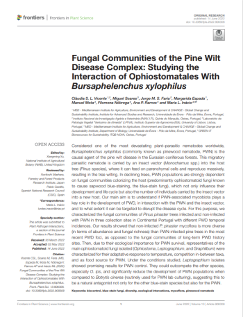 Fungal Communities of the Pine Wilt Disease Complex: ... Imagem 1