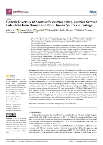 Genetic Diversity of Salmonella enterica subsp. enterica ... Imagem 1
