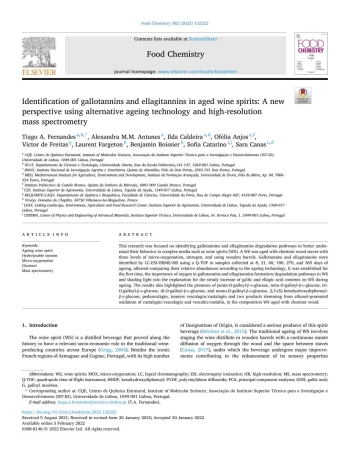 Identification of gallotannins and ellagitannins in aged ... Imagem 1