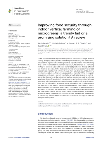 Improving food security through indoor vertical farming of ... Imagem 1