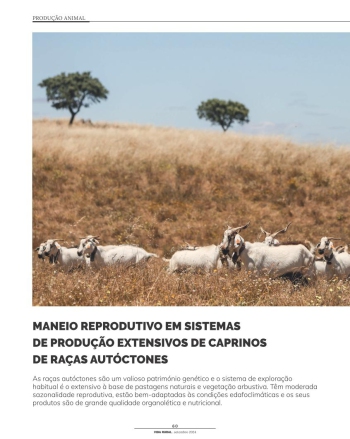 MANEIO REPRODUTIVO EM SISTEMAS DE PRODUÇÃO EXTENSIVOS DE ... Imagem 1