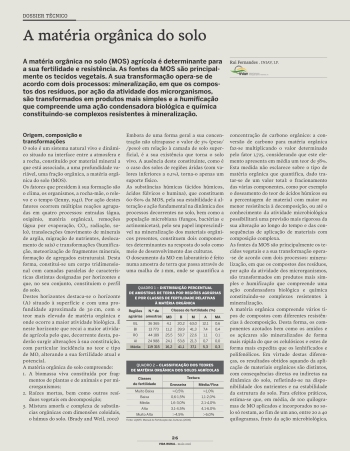 A matéria orgânica do solo Imagem 1