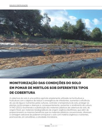 MONITORIZAÇÃO DAS CONDIÇÕES DO SOLO EM POMAR DE MIRTILOS ... Imagem 1