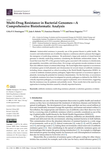 Multi-Drug Resistance in Bacterial Genomes—A Comprehensive ... Imagem 1