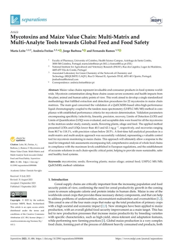Mycotoxins and Maize Value Chain: Multi-Matrix and ... Imagem 1