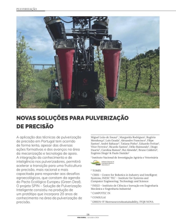 NOVAS SOLUÇÕES PARA PULVERIZAÇÃO DE PRECISÃO Imagem 1