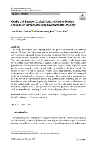 On the Link Between Capital Stock and Carbon Dioxide ... Imagem 1