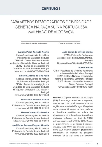 PARÂMETROS DEMOGRÁFICOS E DIVERSIDADE GENÉTICA NA RAÇA ... Imagem 1