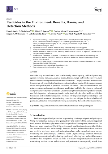 Pesticides in the Environment: Benefits, Harms, and ... Imagem 1