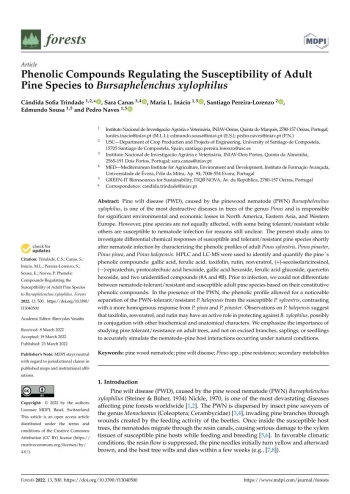 Phenolic Compounds Regulating the Susceptibility of Adult ... Imagem 1