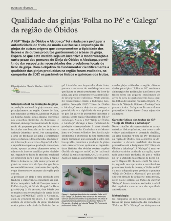 Qualidade das ginjas ‘Folha no Pé’ e ‘Galega’ da região de ... Imagem 1